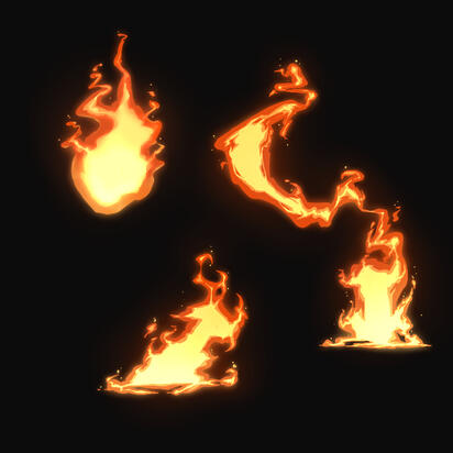 SFX Study, 2021 (Flames).